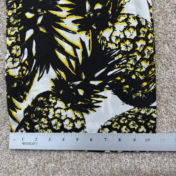 Tropical Pineapple Print Pants Womens size Small - Picture 7 of 8
